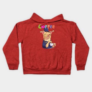 A Cup Of Coffee Design Kids Hoodie